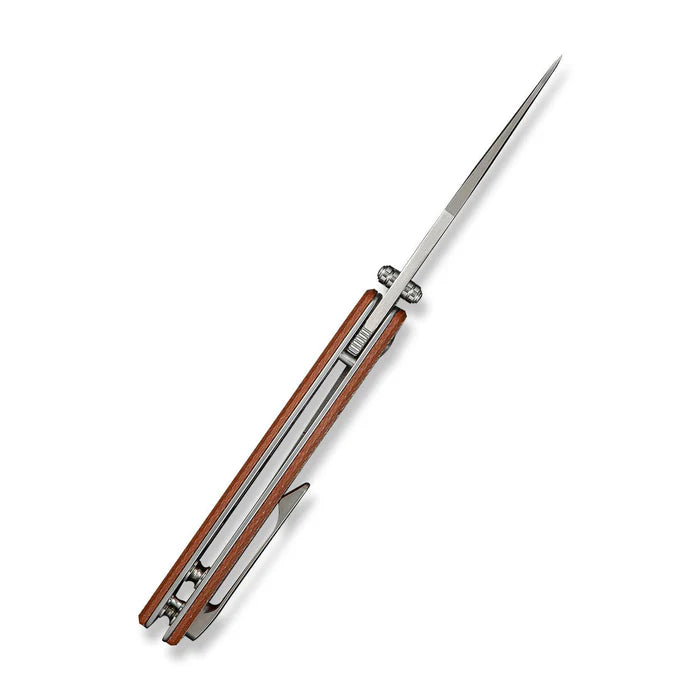 CIVIVI Clingman Brown Canvas Micarta Handle Satin Finished Nitro-V Blade 2.99"