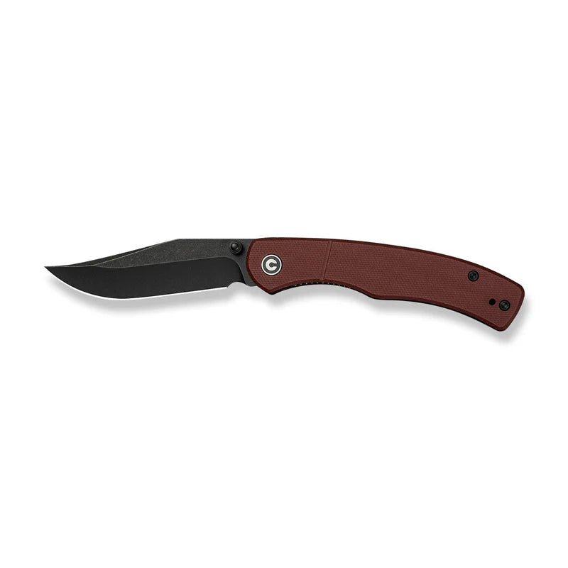 CIVIVI Clingman Burgundy G10 Handle Black Nitro-V Blade