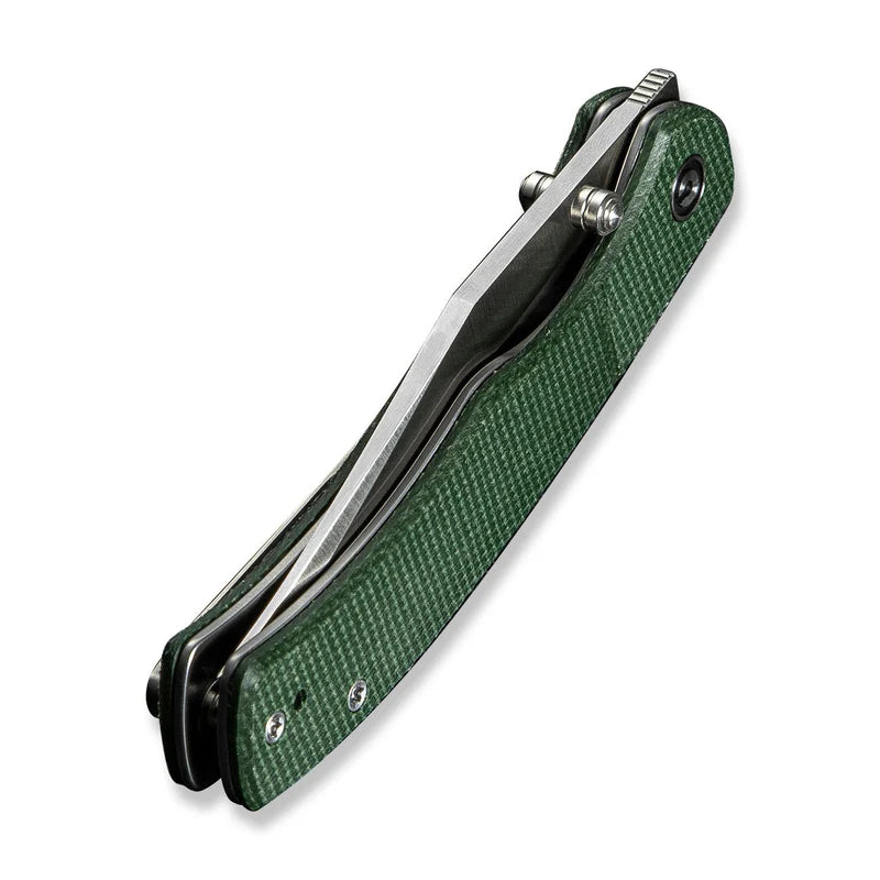 CIVIVI Clingman Green Canvas Micarta Handle Satin Finished Nitro-V Blade 2.99"