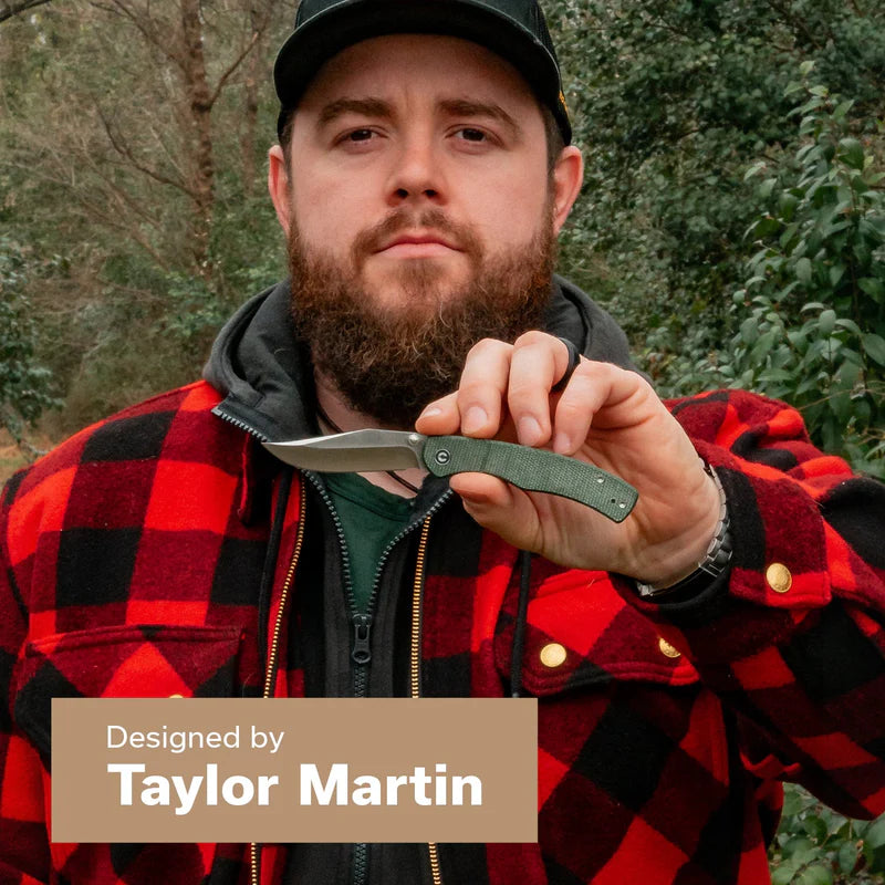 CIVIVI Clingman Green Canvas Micarta Handle Satin Finished Nitro-V Blade 2.99"