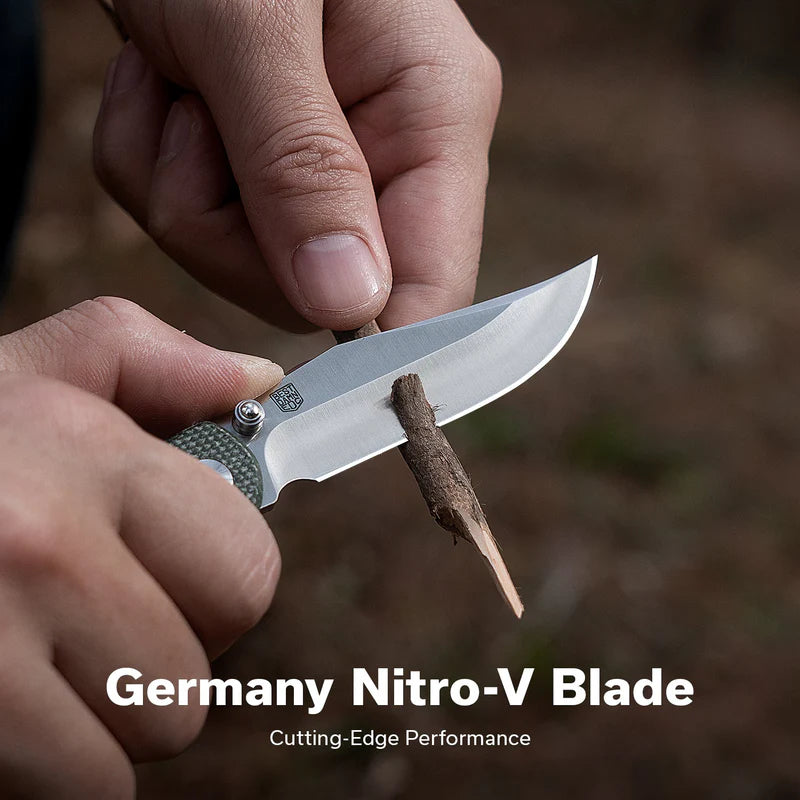 CIVIVI Clingman Green Canvas Micarta Handle Satin Finished Nitro-V Blade 2.99"