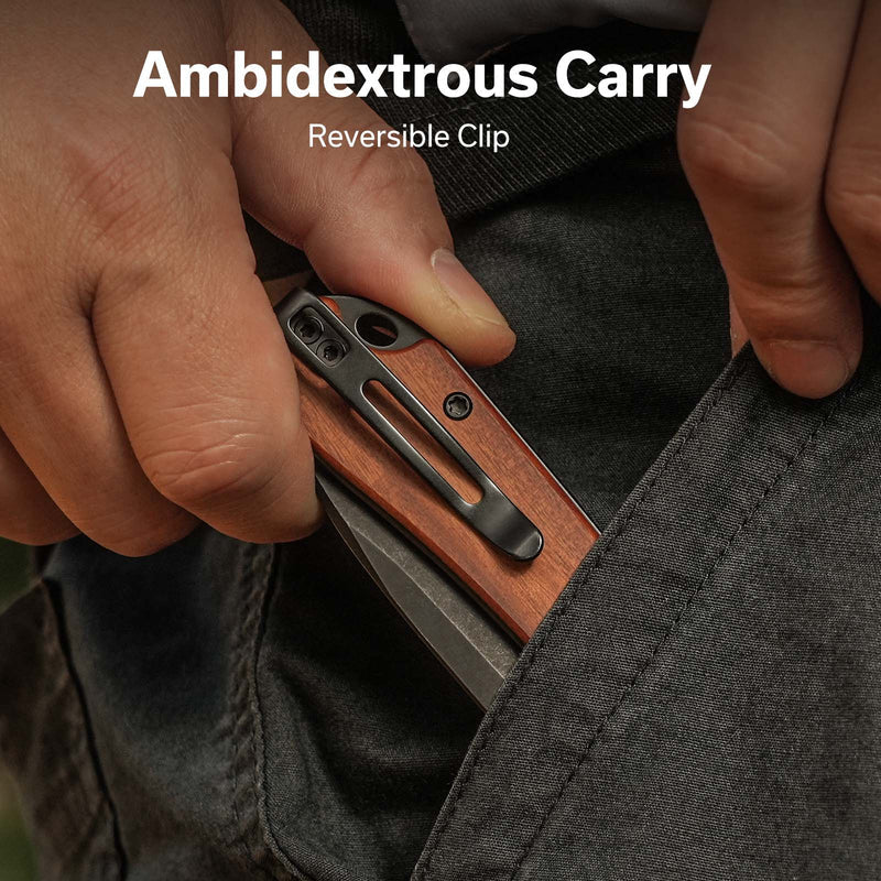 CIVIVI Elementum Slip Joint Handle Black 14C28N Blade