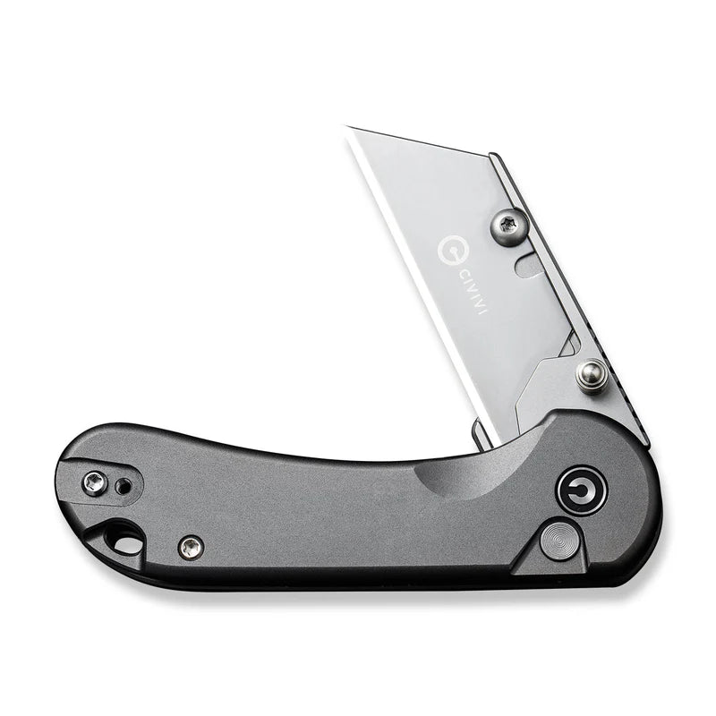CIVIVI Elementum Utility Gray Handle S/S Plain 6CR Blade 2.26"