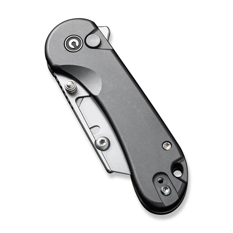 CIVIVI Elementum Utility Gray Handle S/S Plain 6CR Blade 2.26"