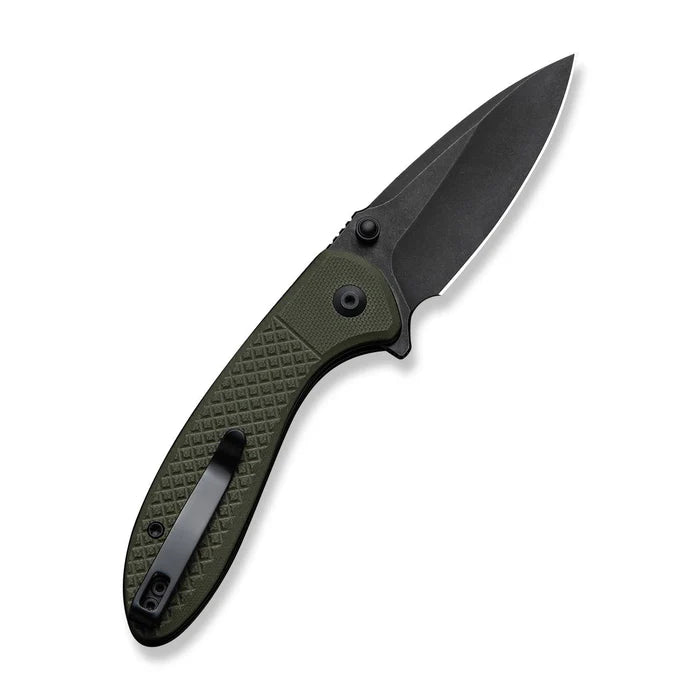 CIVIVI Faeger Milled Green G10 Handle Stonewashed 14C28N Blade 2.98"
