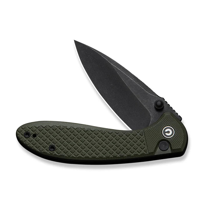 CIVIVI Faeger Milled Green G10 Handle Stonewashed 14C28N Blade 2.98"