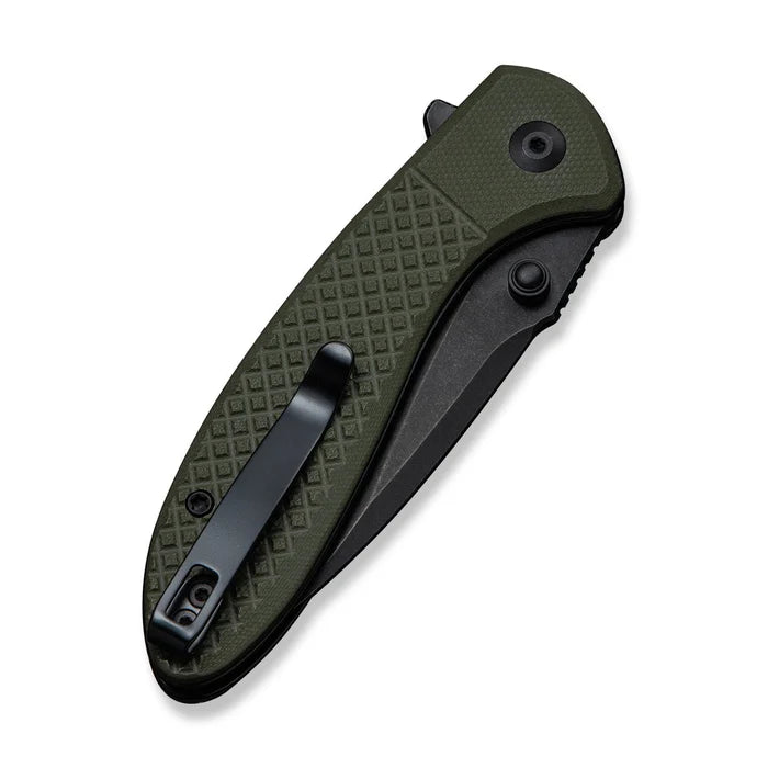 CIVIVI Faeger Milled Green G10 Handle Stonewashed 14C28N Blade 2.98"