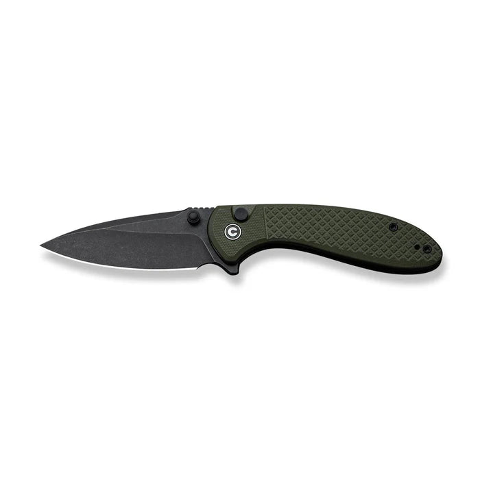 CIVIVI Faeger Milled Green G10 Handle Stonewashed 14C28N Blade 2.98"