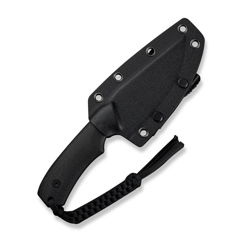 CIVIVI Gander Black Canvas Micarta Handle Stonewashed 14C28N Blade 3.63"