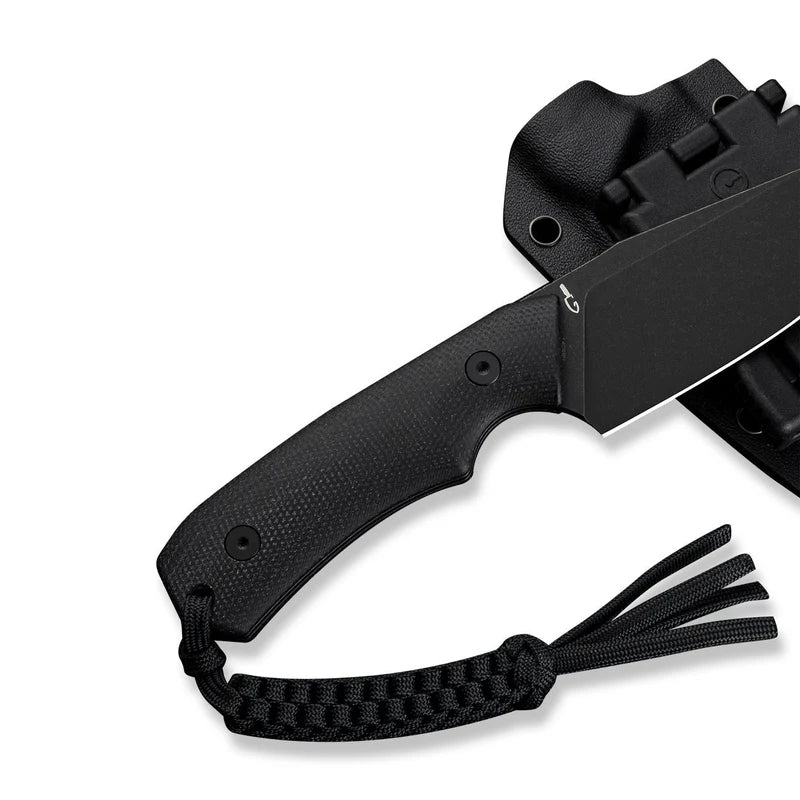 CIVIVI Gander Black Canvas Micarta Handle Stonewashed 14C28N Blade 3.63"