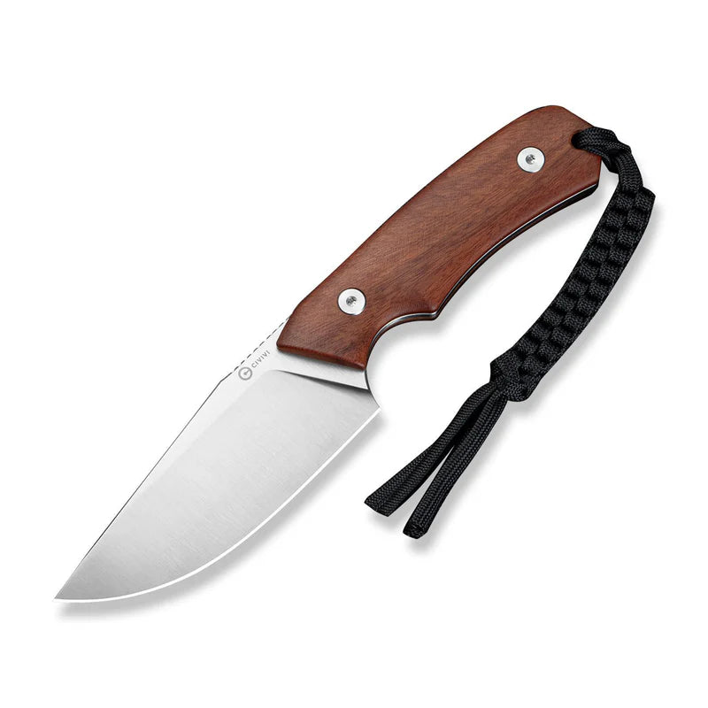 CIVIVI Gander Guibourtia Wood Handle Satin Finished 14C28N 3.63"