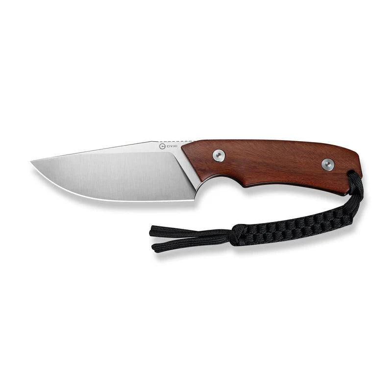 CIVIVI Gander Guibourtia Wood Handle Satin Finished 14C28N 3.63"
