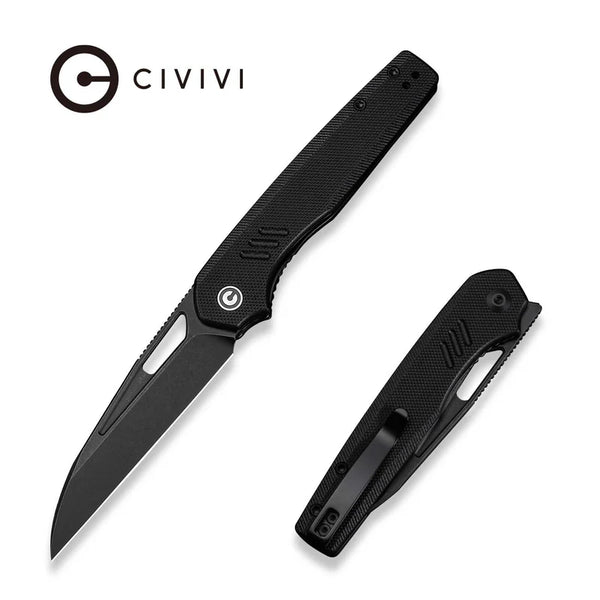 CIVIVI Guile Black G10 Handle Stonewashed 14C28N 3.25