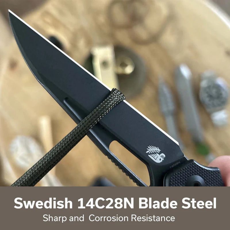 CIVIVI Guile Black G10 Handle Stonewashed 14C28N 3.25"