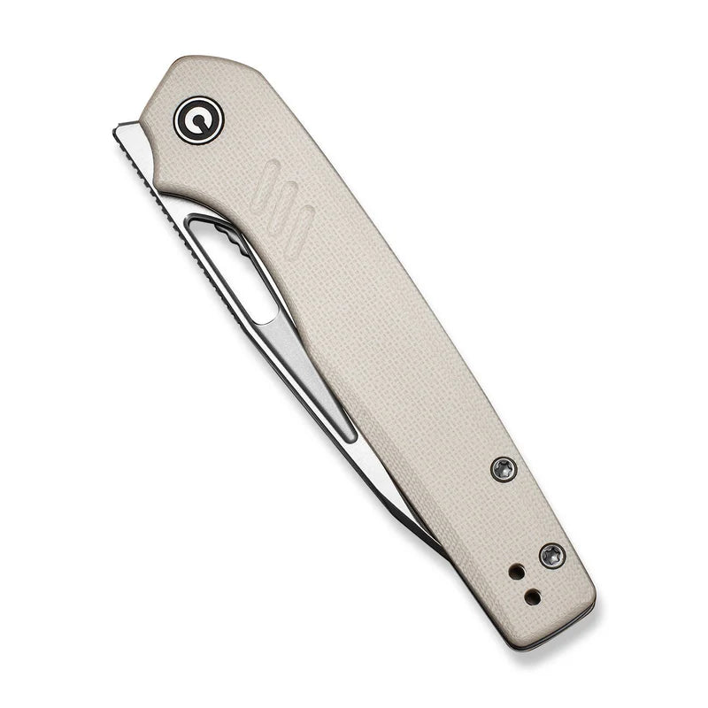 CIVIVI Guile Ivory G10 Handle Satin Finished 14C28N 3.25"