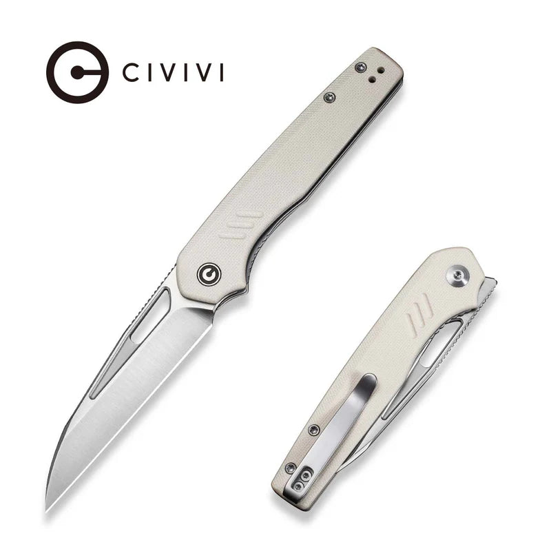 CIVIVI Guile Ivory G10 Handle Satin Finished 14C28N 3.25"