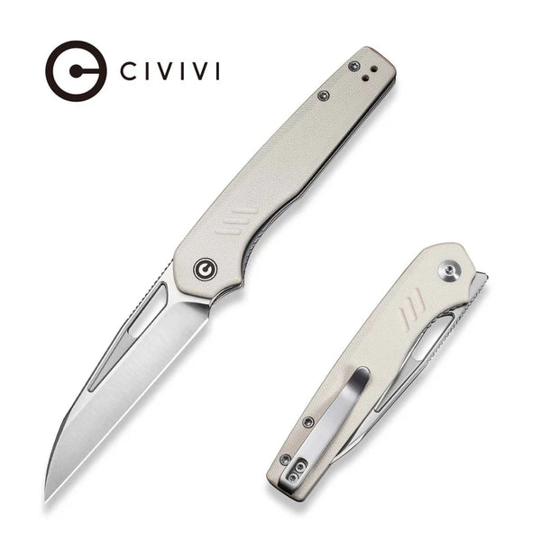 CIVIVI Guile Ivory G10 Handle Satin Finished 14C28N 3.25