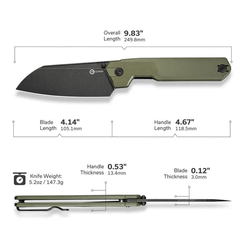 CIVIVI Hid Thumb Stud Knife