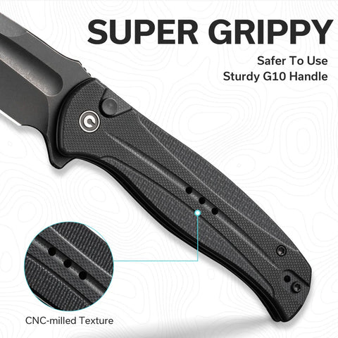 CIVIVI Incindie Flipper & Button Lock Knife