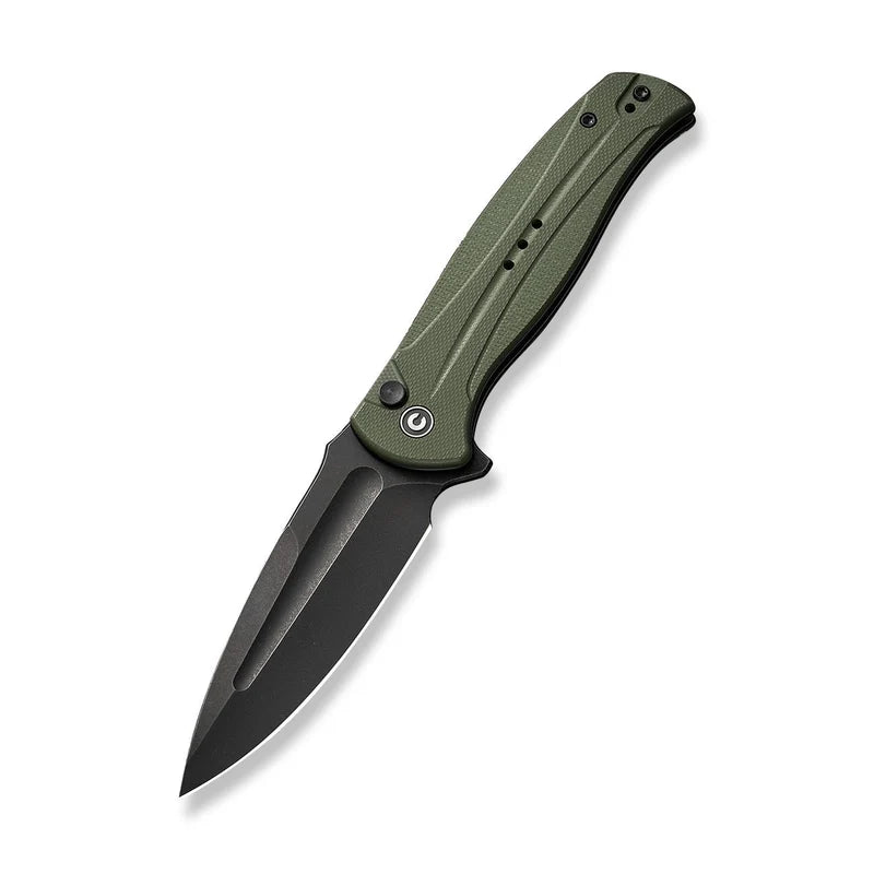 CIVIVI Incindie OD Green G10 Handle Black 14C28N Blade
