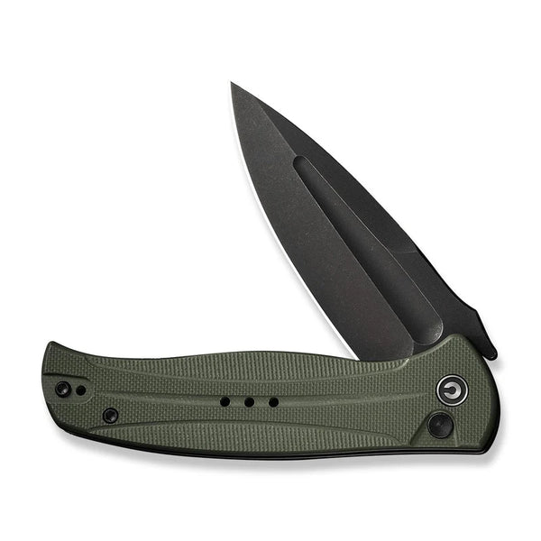 CIVIVI Incindie OD Green G10 Handle Black 14C28N Blade