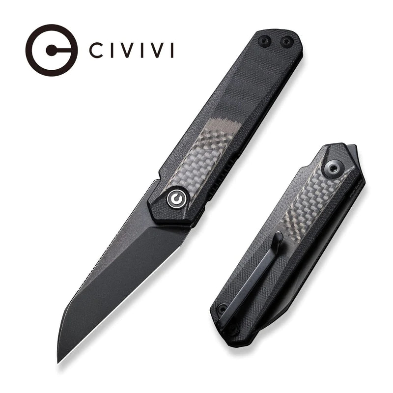 CIVIVI KI-V Plus Front Flipper Knife Carbon Fiber