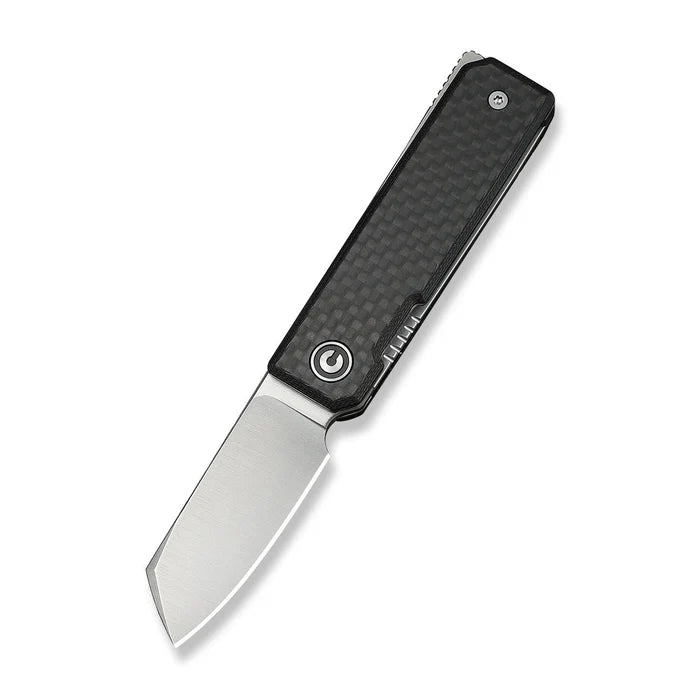 CIVIVI Kukei Twill Carbon Black G10 Handle Satin Finished Nitro-V Blade 2.02"