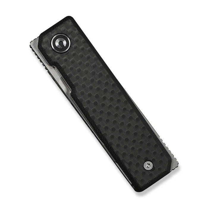 CIVIVI Kukei Twill Carbon Black G10 Handle Satin Finished Nitro-V Blade 2.02"
