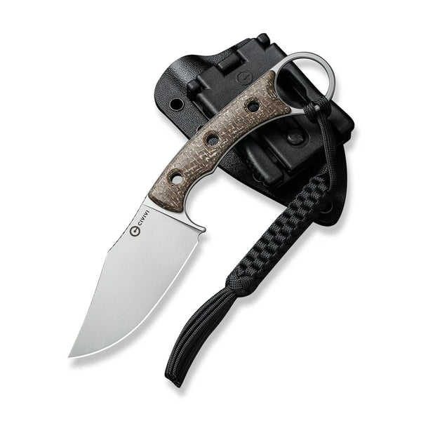 CIVIVI Midwatch Brown Micarta Handle Silver N690 Blade
