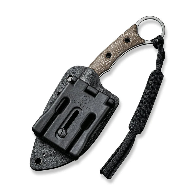 CIVIVI Midwatch Brown Micarta Handle Silver N690 Blade