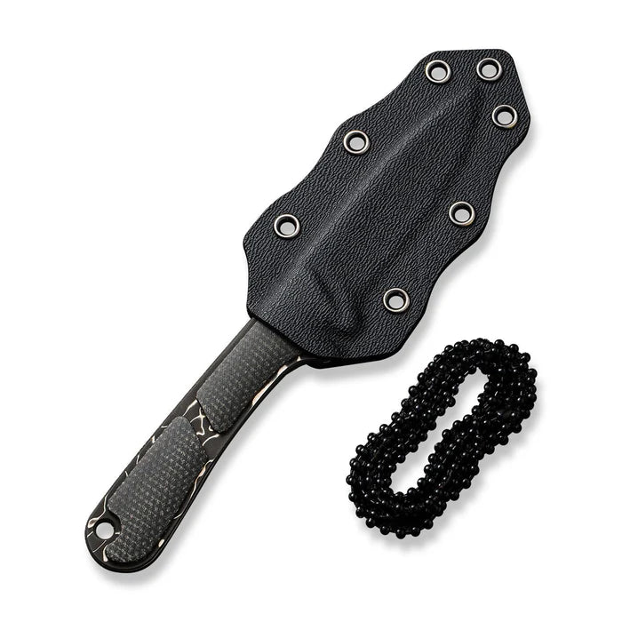 CIVIVI Mini Elementum Fixed Blade Knife Damascus Blade