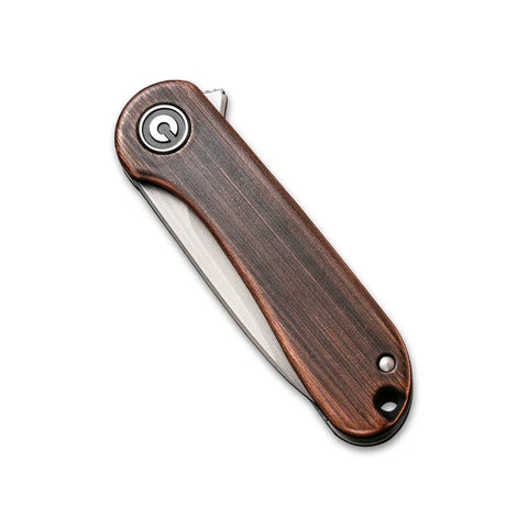 CIVIVI Mini Elementum Flipper Knife Copper Handle