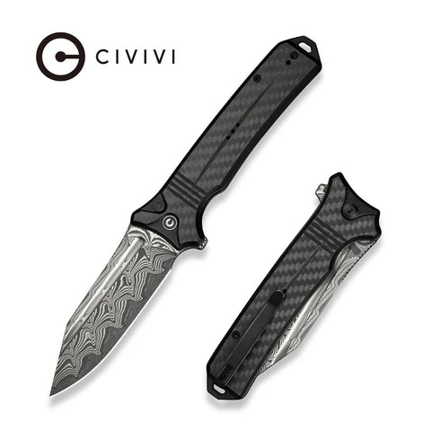 CIVIVI Neurohaptic Flipper & Button Lock Knife