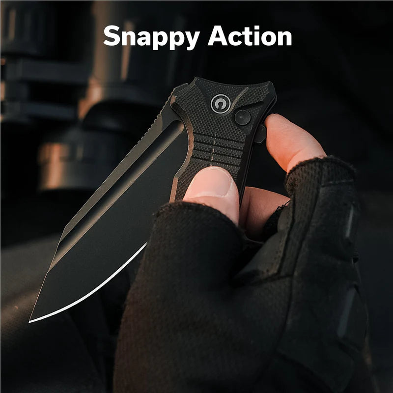 CIVIVI Neurohaptic Black G10 Handle Black Nitro-V Blade
