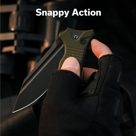 CIVIVI Neurohaptic Flipper & Button Lock Knife