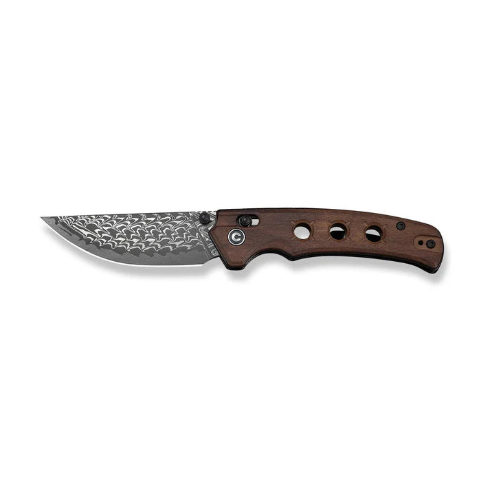 CIVIVI Noctis Wood Handle Damascus Blade 2.98"