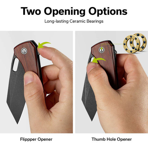 CIVIVI Nugz Flipper & Thumb Hole Knife