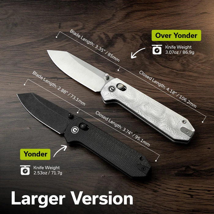 CIVIVI Over Yonder G10 Aluminum Handle Satin Finished 14C28N Blade 3.35"