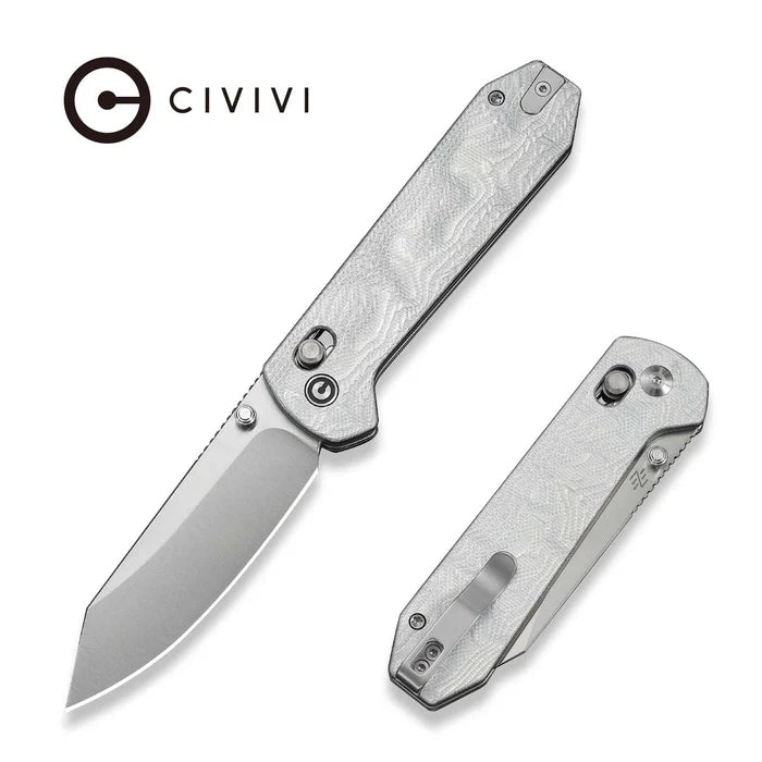 CIVIVI Over Yonder G10 Aluminum Handle Satin Finished 14C28N Blade 3.35"