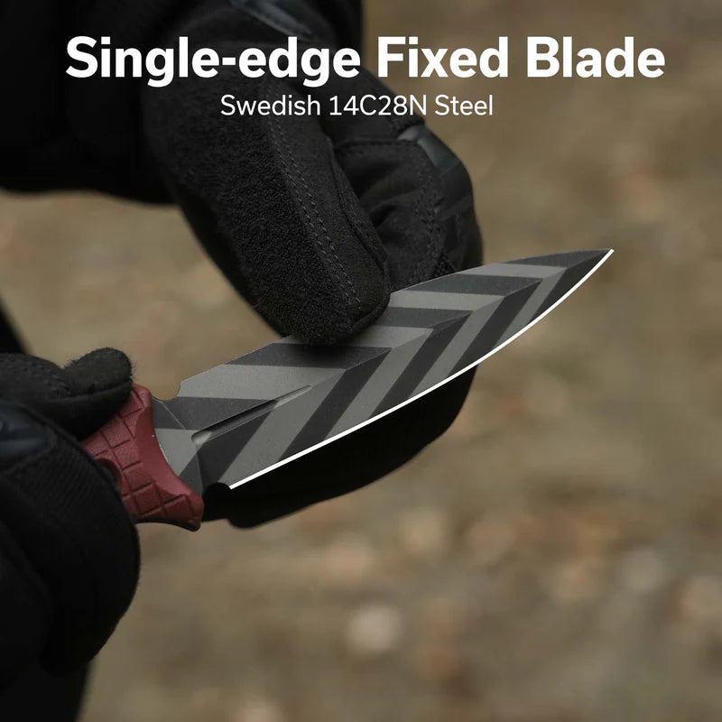 CIVIVI Perfrico Burgundy G10 Handle Black/Gray 14C28N Blade