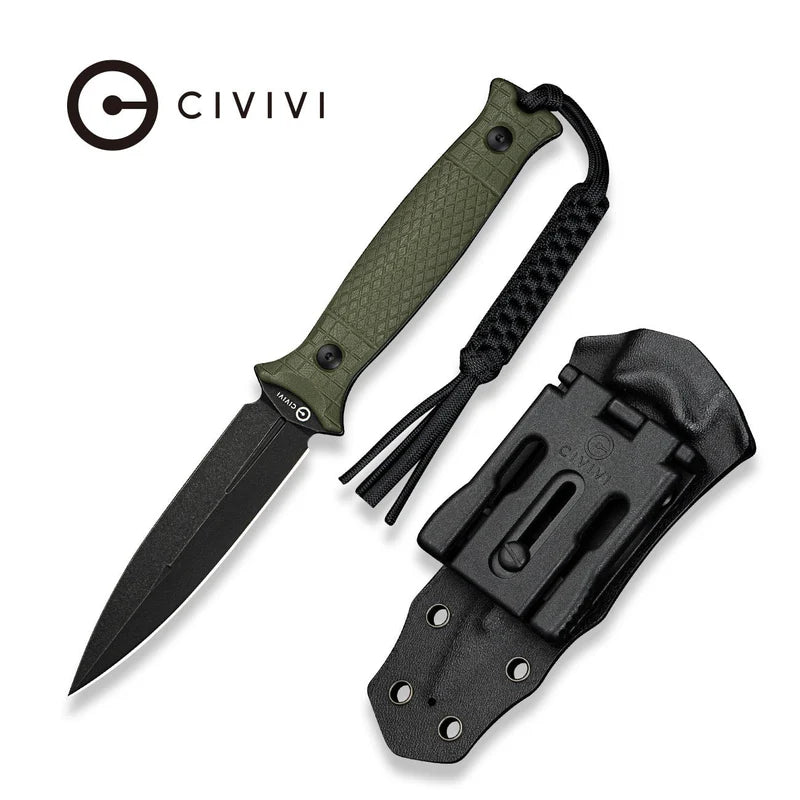 CIVIVI Perfrico Green G10 Handle Black 14C28N Blade