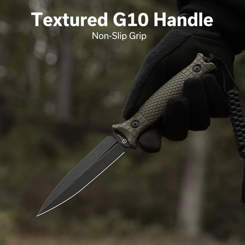 CIVIVI Perfrico Green G10 Handle Black 14C28N Blade