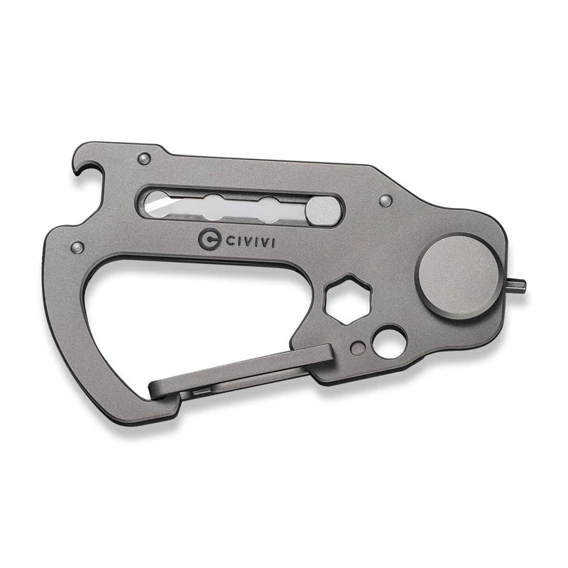 CIVIVI Polymorph Carabiner Keychain Multi-Tool 9Cr18MoV Utility Blade