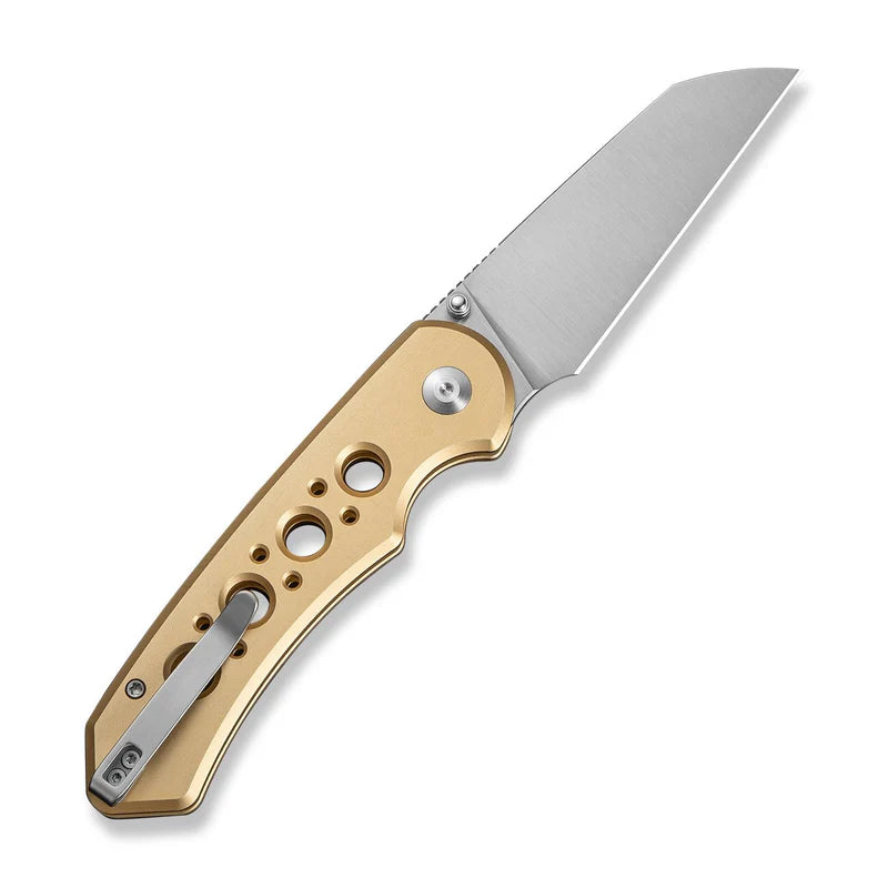 CIVIVI Pragma Prime Champagne  Aluminum Handle Satin Finished 14C28N Blade 3.49"