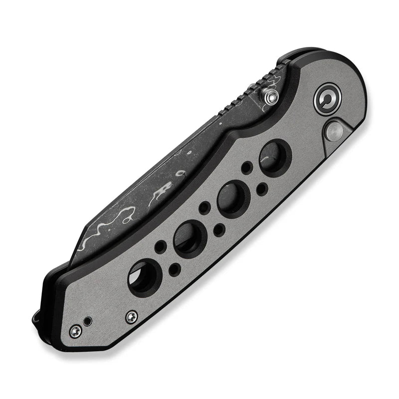 CIVIVI Pragma Prime Gray Aluminum Handle Damascus Blade 3.49"