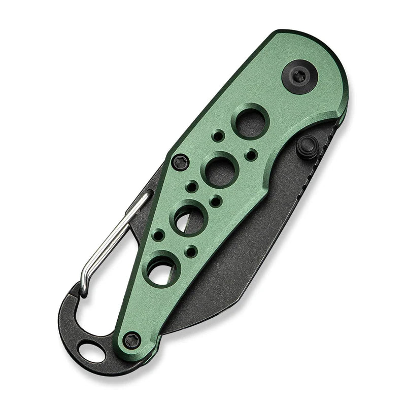CIVIVI Pragma Green Aluminum Handle Black Nitro-V Blade