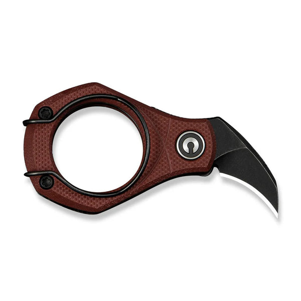 CIVIVI Pyrus Burgundy G10 Handle Black 14C28N Blade