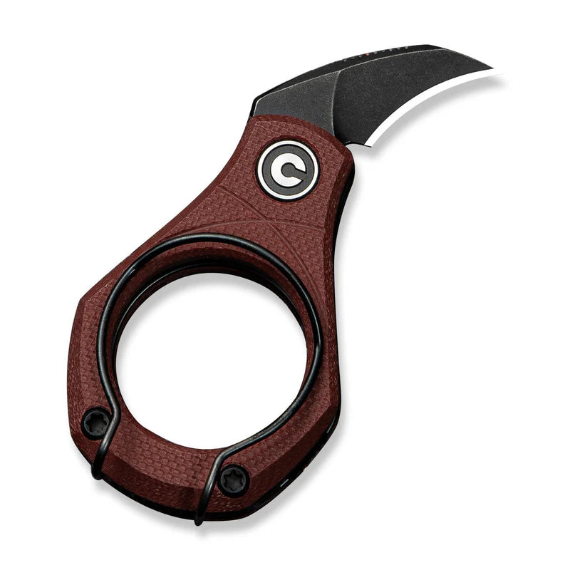 CIVIVI Pyrus Burgundy G10 Handle Black 14C28N Blade