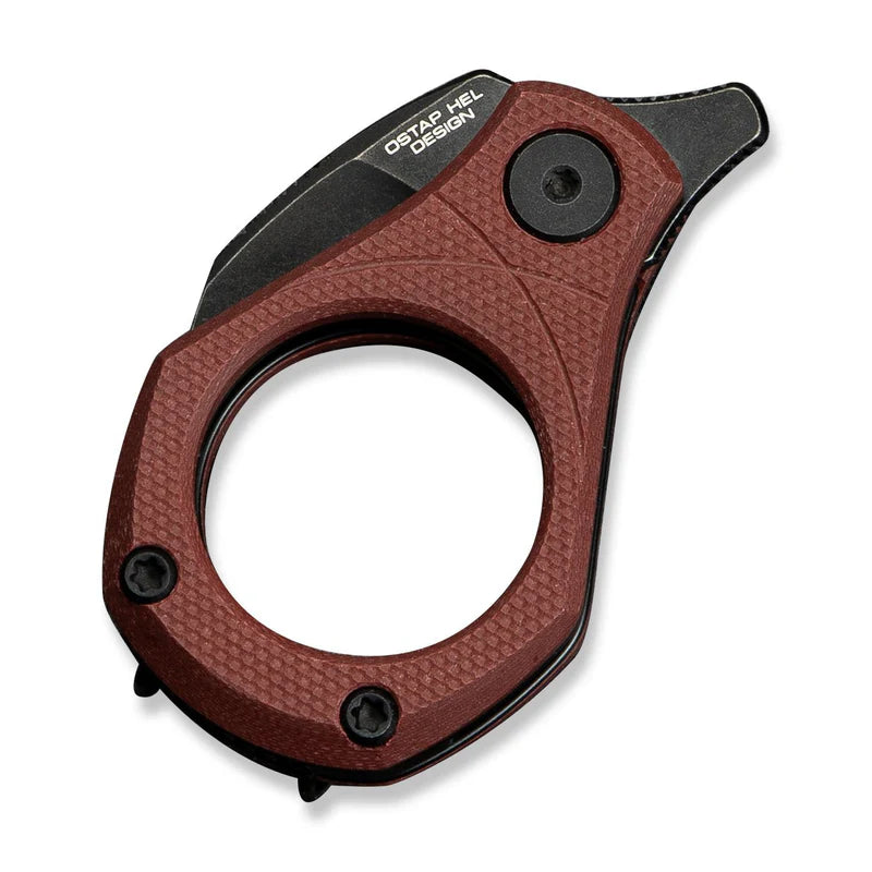 CIVIVI Pyrus Burgundy G10 Handle Black 14C28N Blade