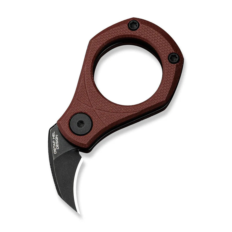 CIVIVI Pyrus Burgundy G10 Handle Black 14C28N Blade